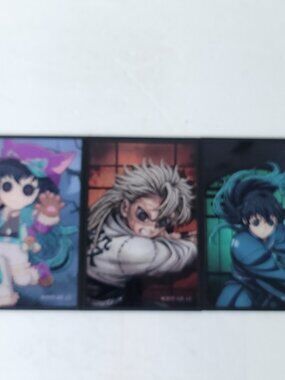Demon Slayer Muchiro Sanemi As Dolls Card Anime Art Oversized Board A6 Lot of 3